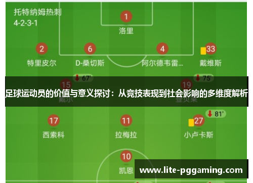 足球运动员的价值与意义探讨：从竞技表现到社会影响的多维度解析